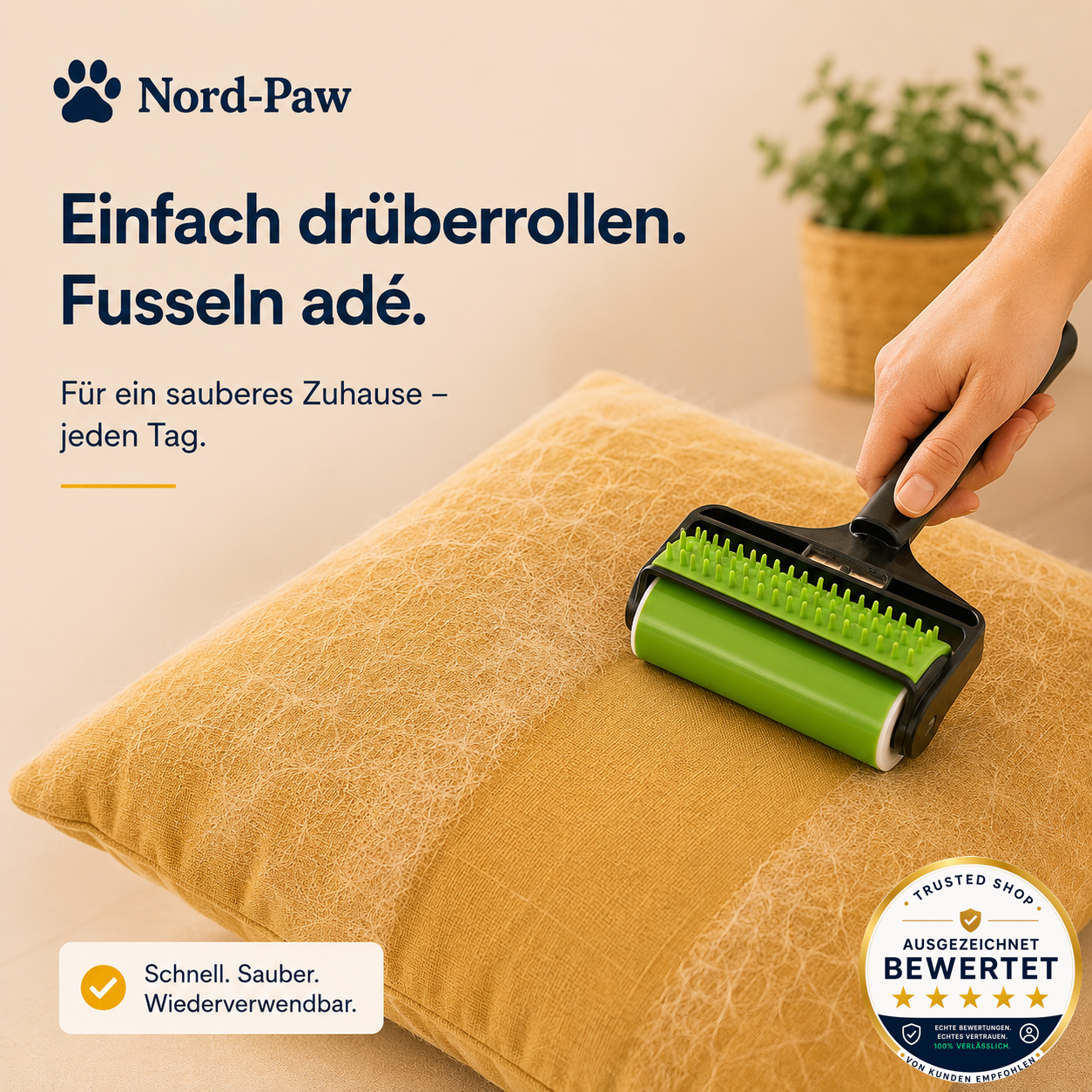 PetRoll™ – Auswaschen statt wegwerfen.